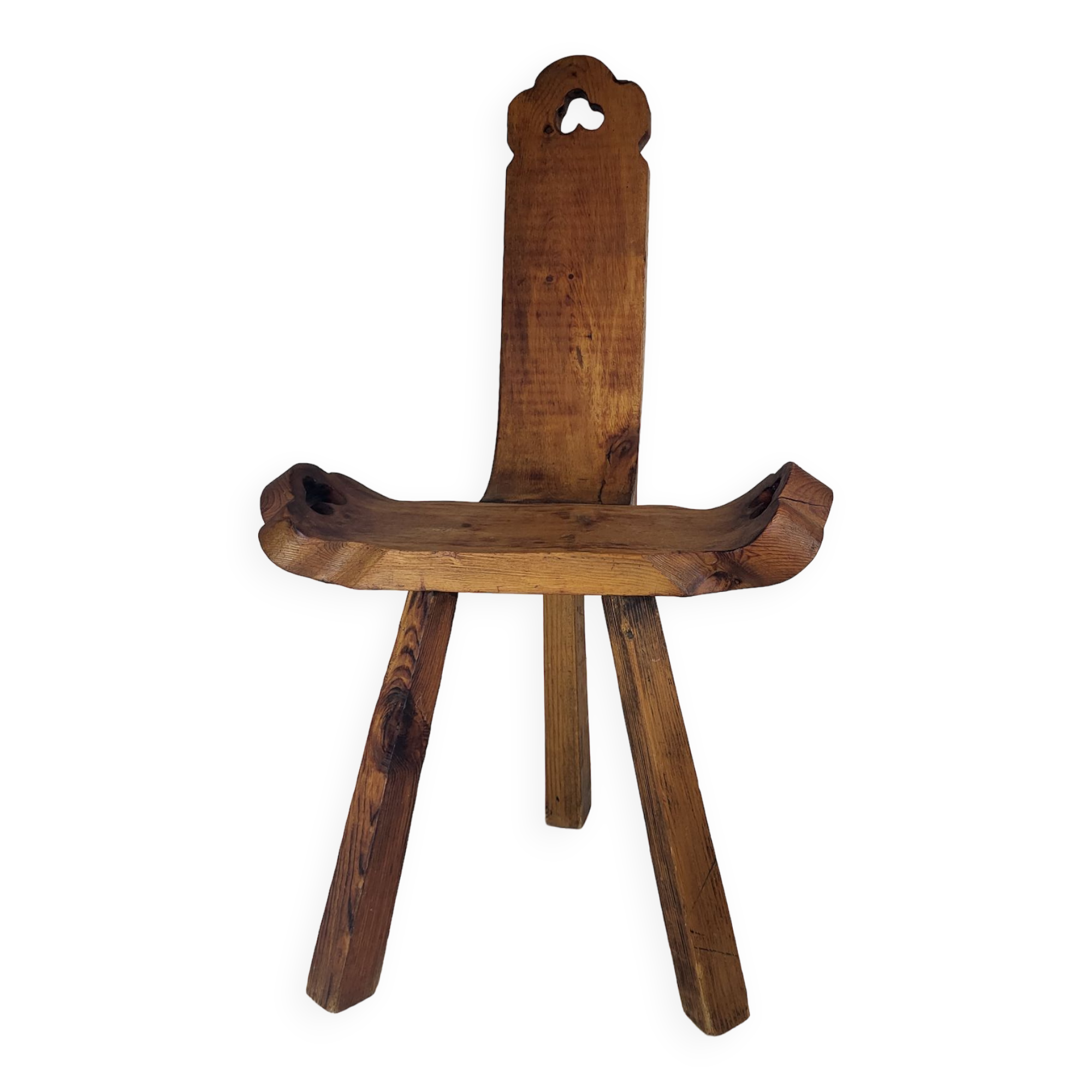 Brutalist tripod stool / chair