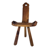 Brutalist tripod stool / chair