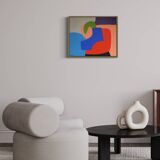 Modern colorful abstract painting