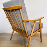 Mid-Century Boomerang Armchair by Jaroslav Smidek for Ton