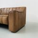 Mid-Century Swiss Cognac Leather DeSede DS-44  Extendable 2-seater Sofa by DeSede 1970s.
