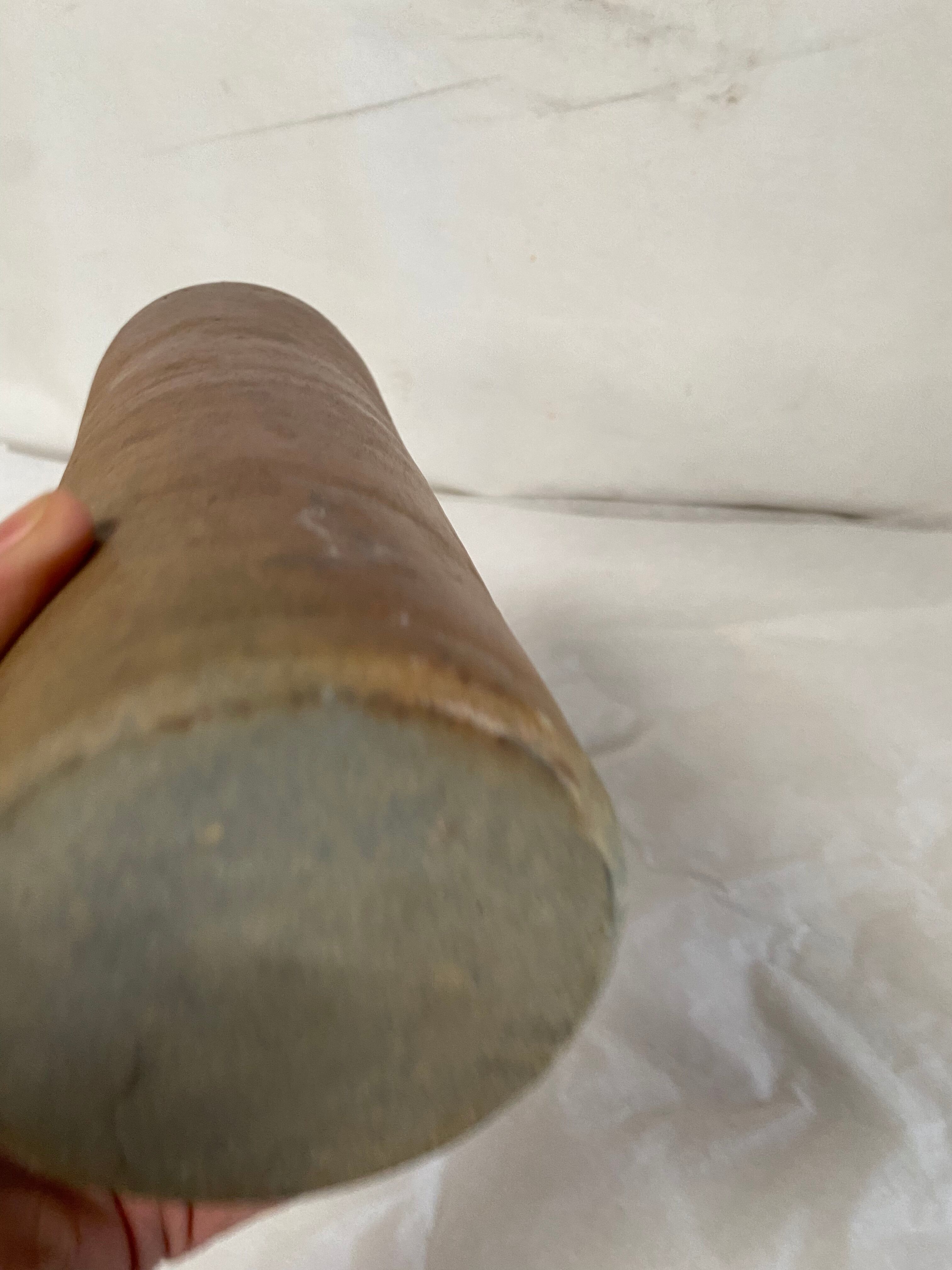 Old sandstone bottle