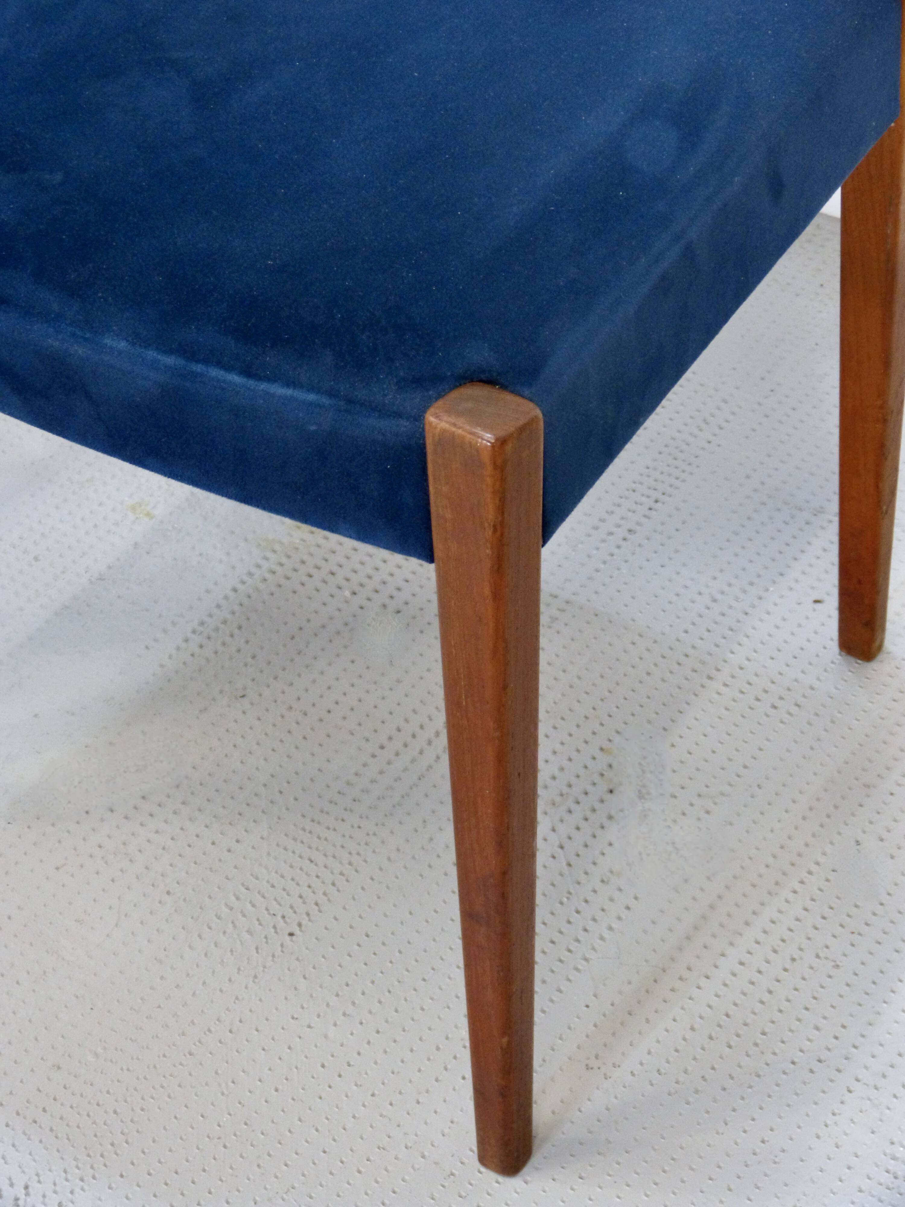 Mid-Century Modern Swedish Teak Dining Chairs by Nils Jonsson for Troeds,