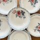 6 vintage deep plates