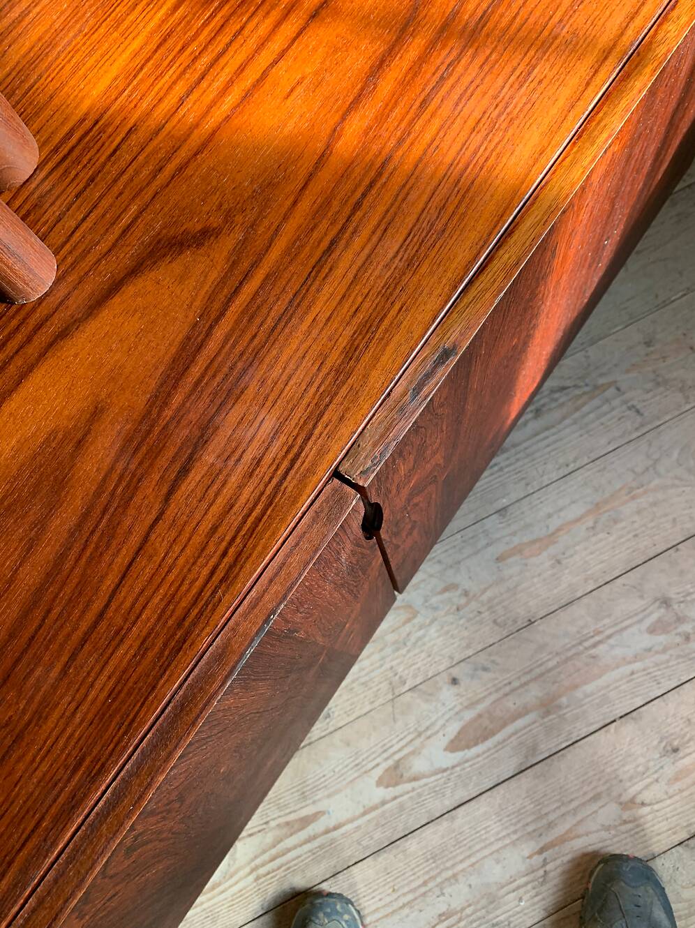 Vintage Scandinavian enfilade in Rio rosewood.