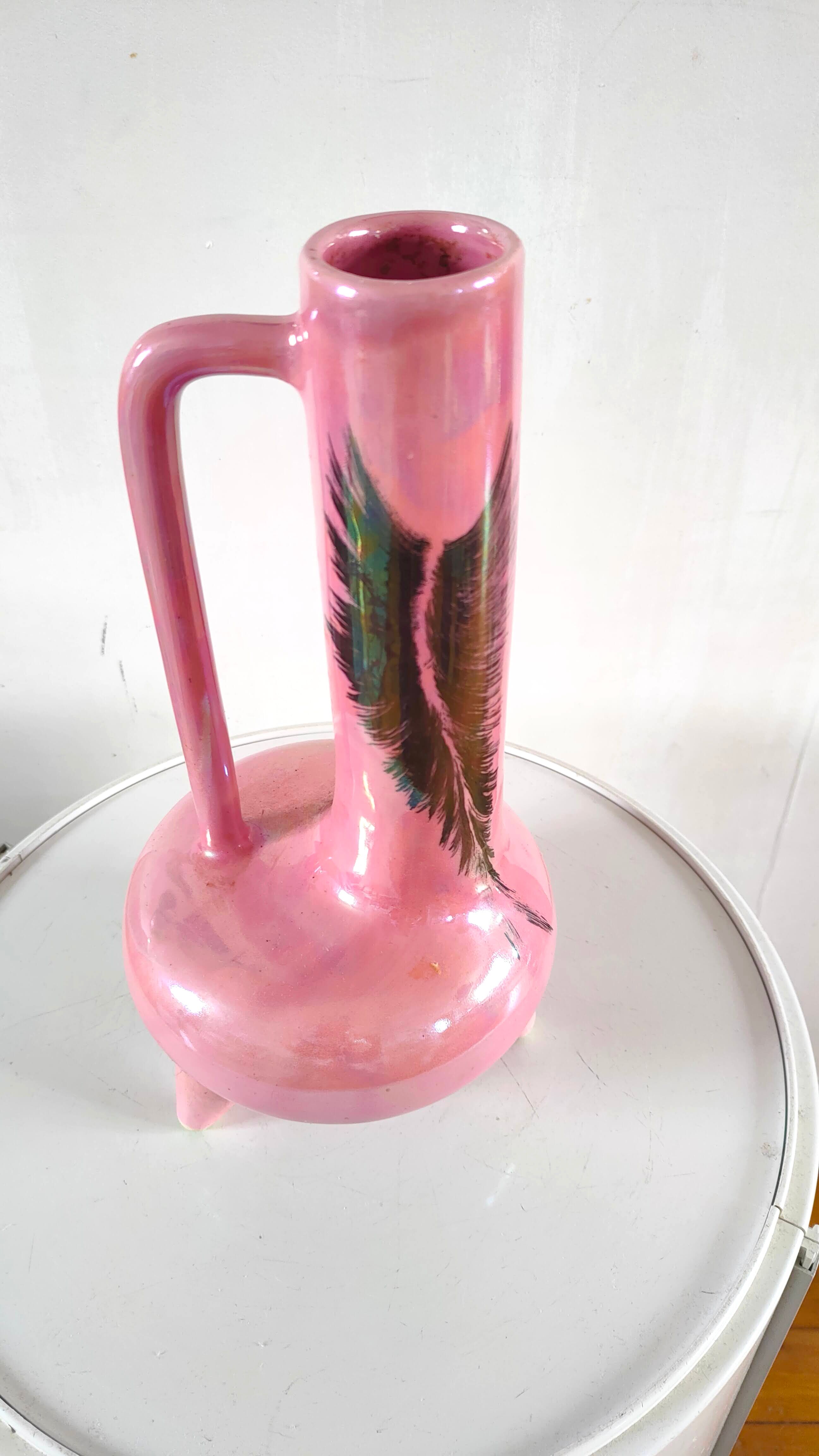 Tripod ceramic vase design 70s