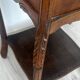 Table de chevet / d’appoint bois et marbre fin 19 e s