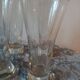 Set of 6 old mouth-blown bistro pastis glasses