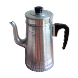 Ancienne cafetière complète en aluminium le trèfle manche bakélite