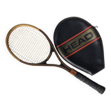 Head graphite vintage wooden racket