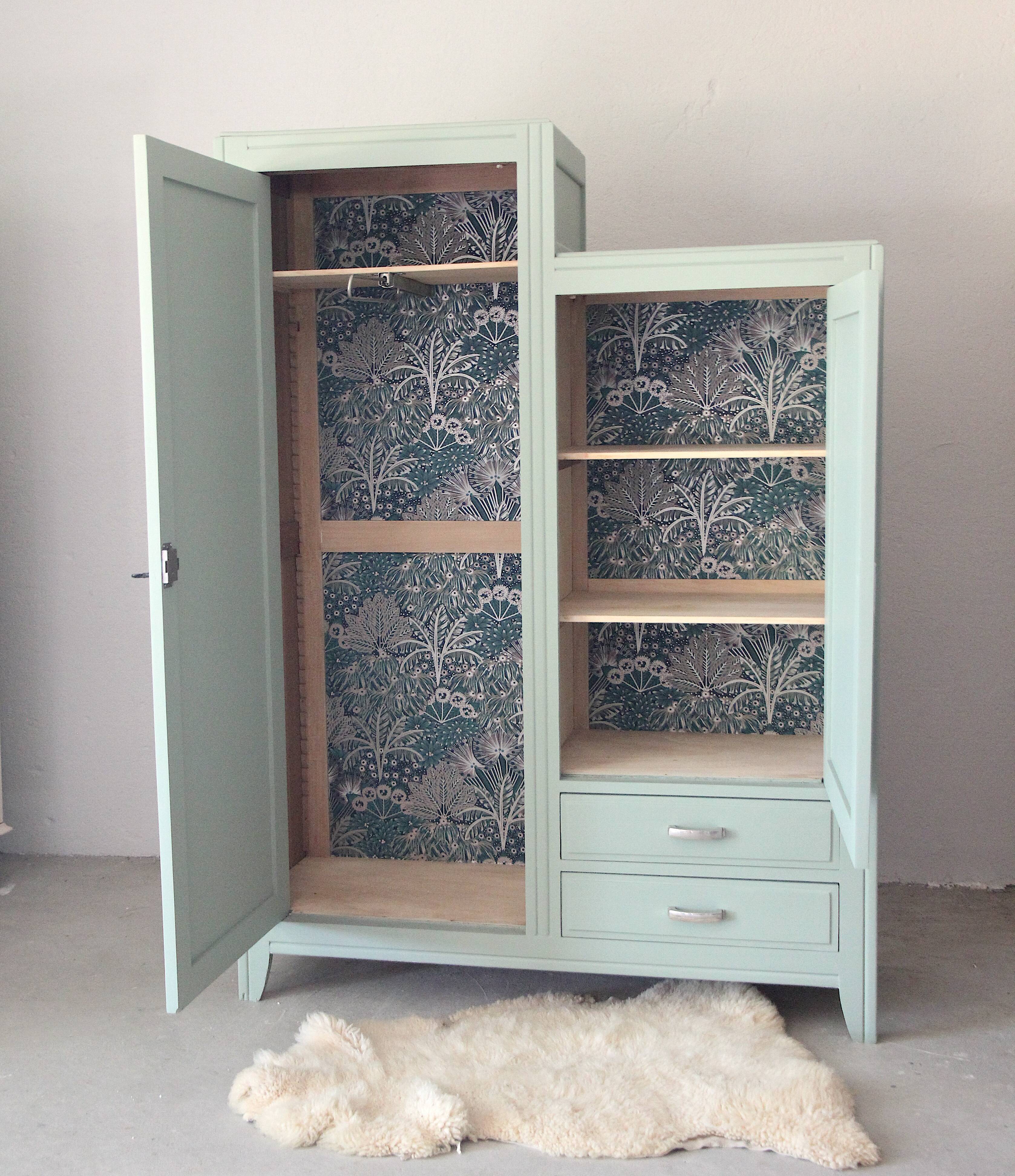 Asymmetrical art deco cabinet