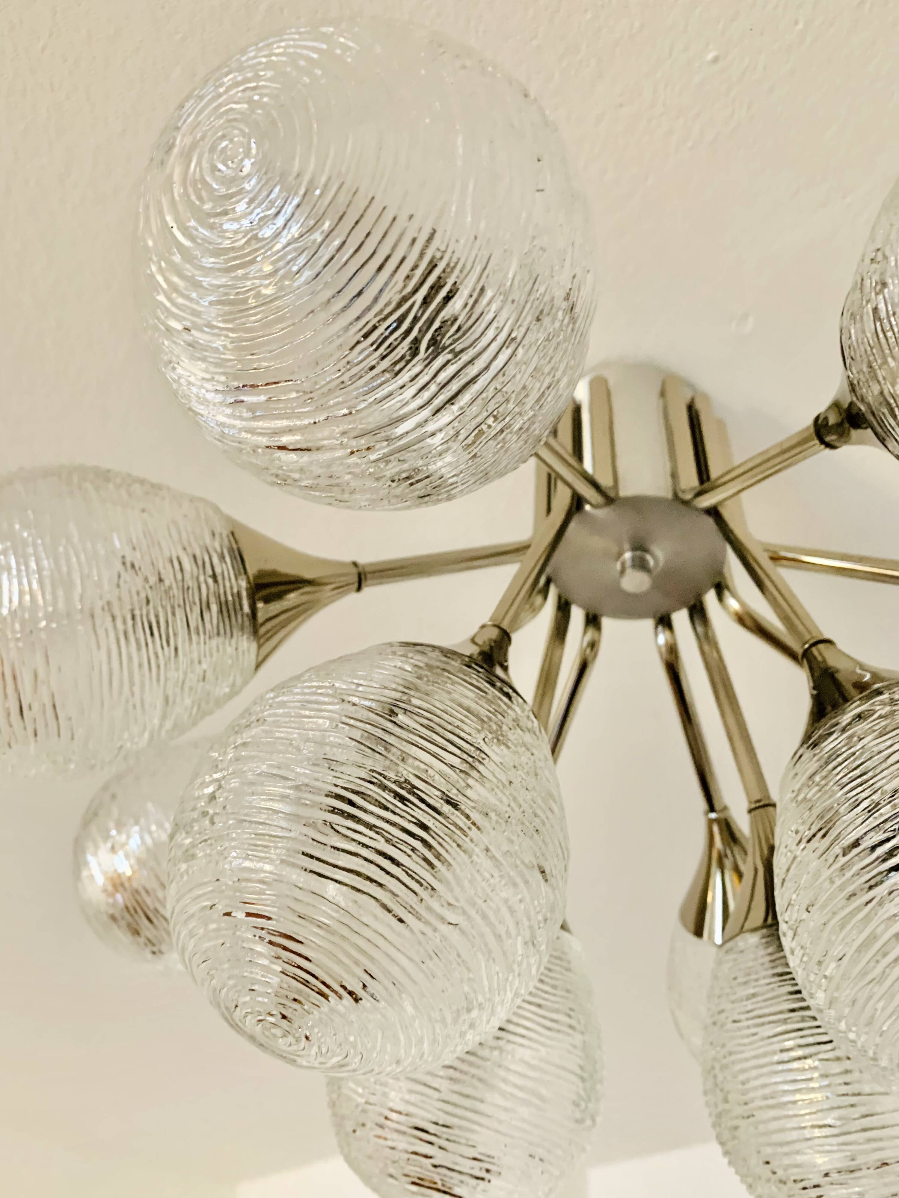 Sputnik Flush Chandelier