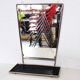 Wall-mounted barber mirror