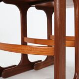 Set of 3 teak wood nesting tables by G-Plan, 1970s, UK ca. 1970