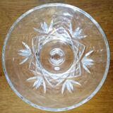 Val St Lambert crystal red wine glasses