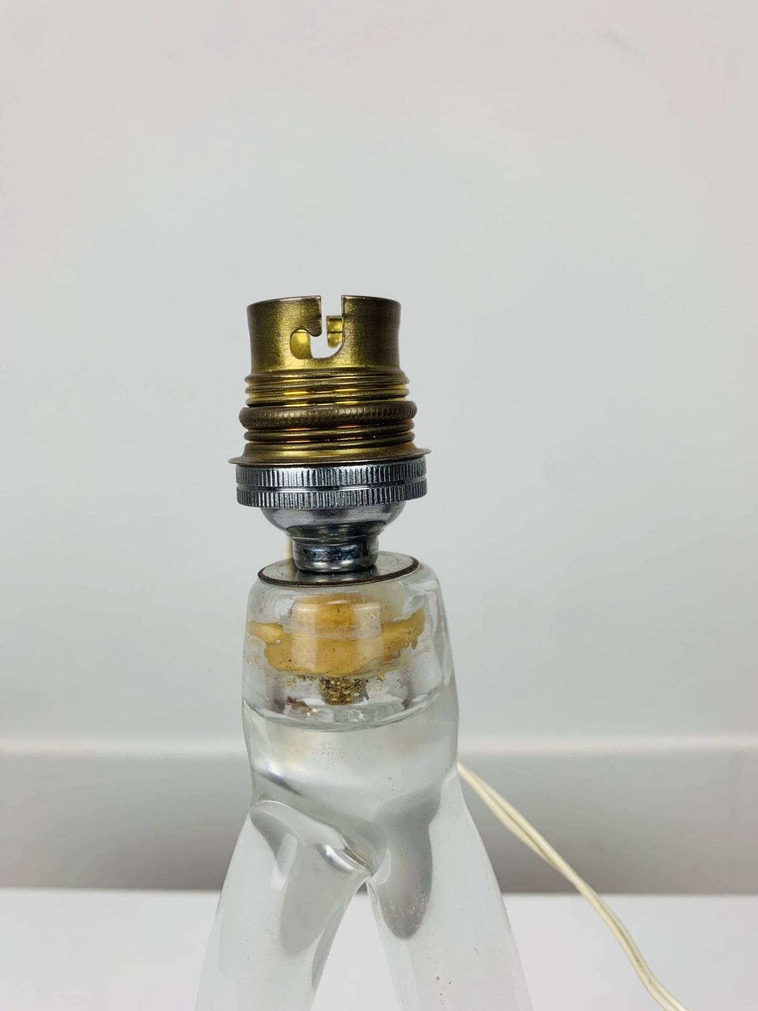 Lampe cristal vintage années 60