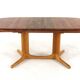 Glostrup oval 2x extendable dining table - massive teak - danish design