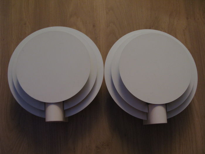 Pair wall lamps lumiance planeta 80s
