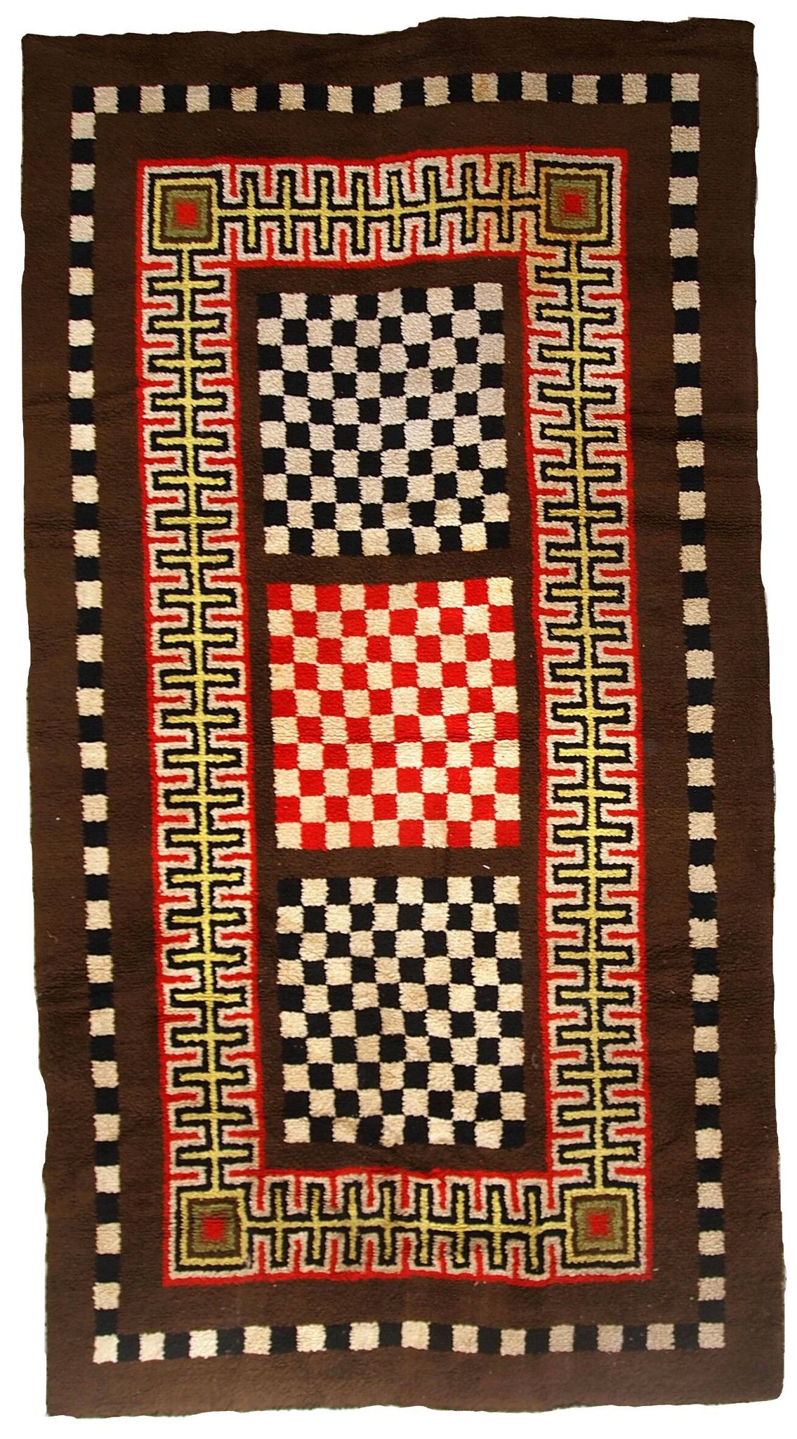 Tapis Moderne Vintage Français, Années 1960, Élégance et Design Unique