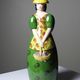 Antique porcelain bottle from Limoges in the style of Robj, 1920s-1930s.