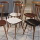 Set of 6 Menuet Baumann chairs 1970