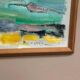 Swedish Oil on Canvas“Abstract Composition” by Klas Engman– Vintage &Framed
