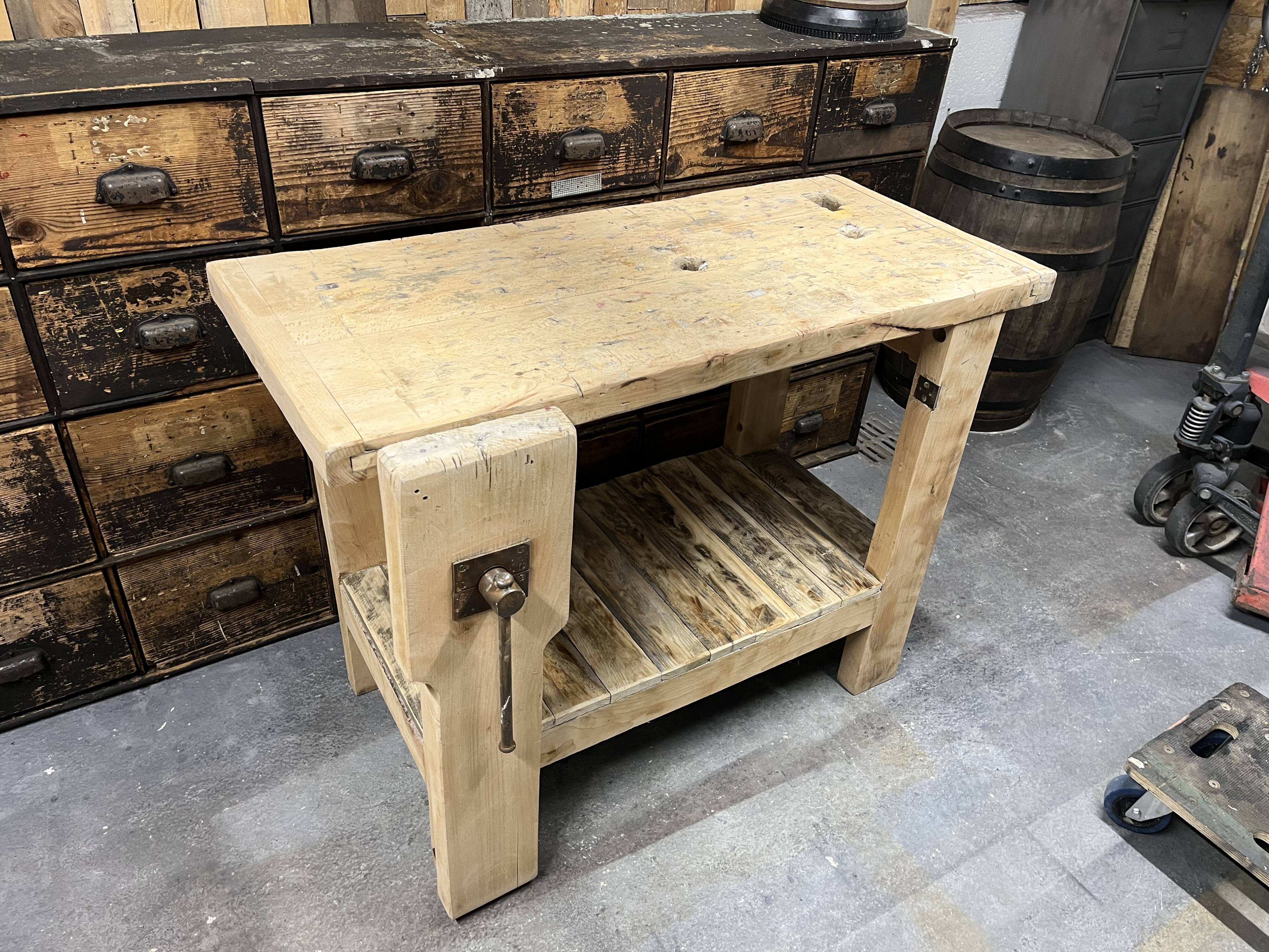 Wooden workbench