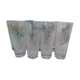 Set de 8 verres en cristal taillé
