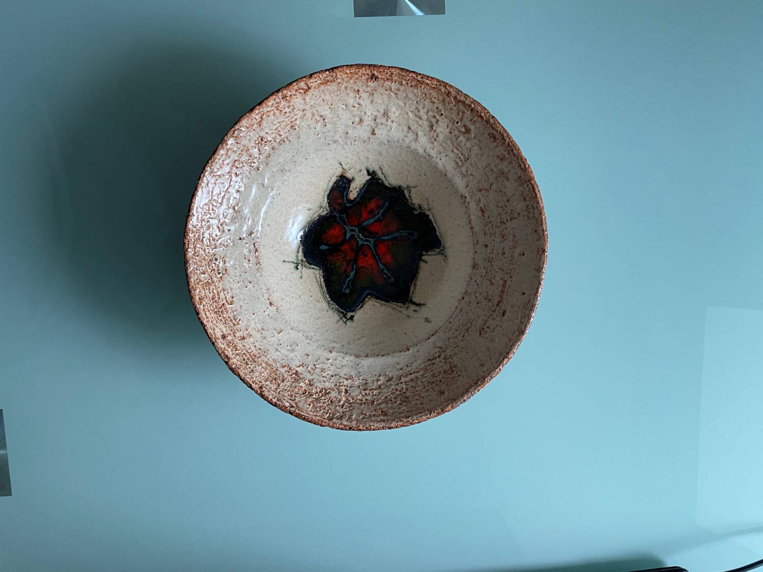 Vintage handmade ceramic bowl