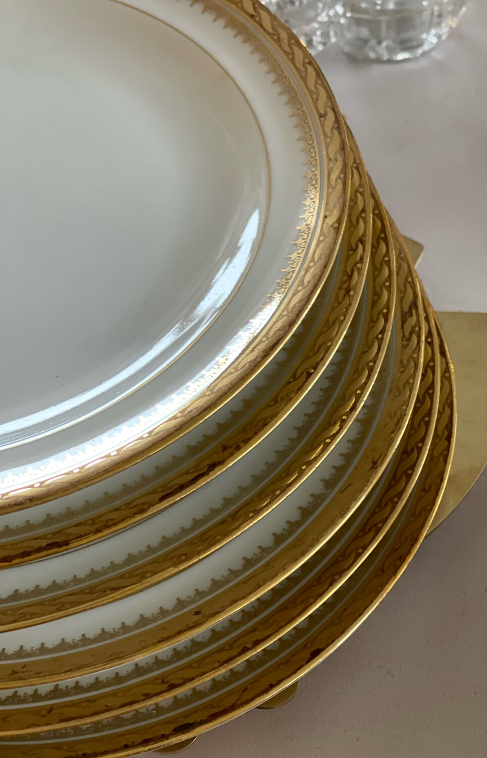6 dessert plates Limoges France