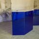 Deux consoles bleu klein vintage 1988