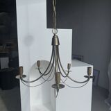 Modern metal chandelier with 5 lights