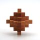 Arjeu wooden puzzle, 1970s sculpture