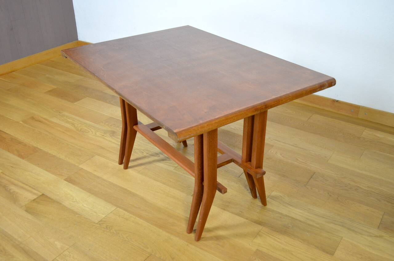 Table de Repas Pieds Compas Vintage 1960