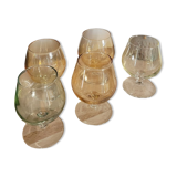 Colorful digestive glasses