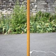 Vintage fir wood floor lamp, floor lamp, wooden lamp