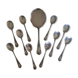 Silver-plated ice service La Mondiale