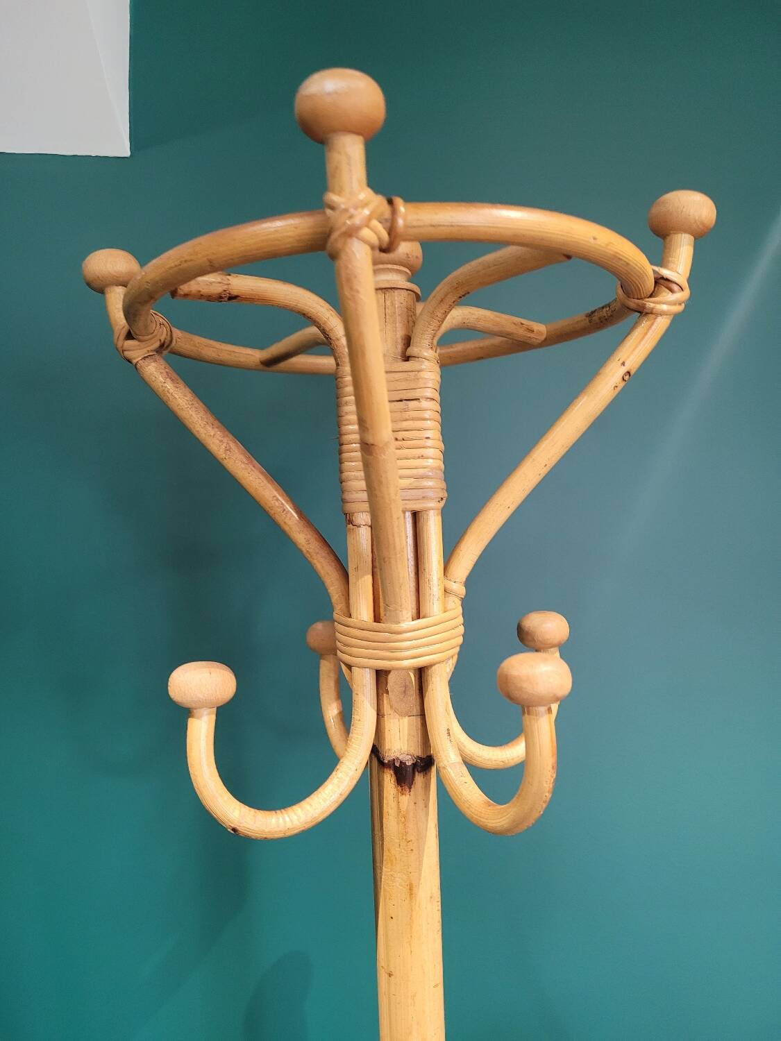 Vintage bamboo coat racks