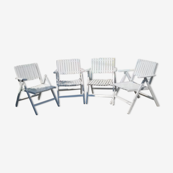 Set de 4 chaises jardin Gleizes