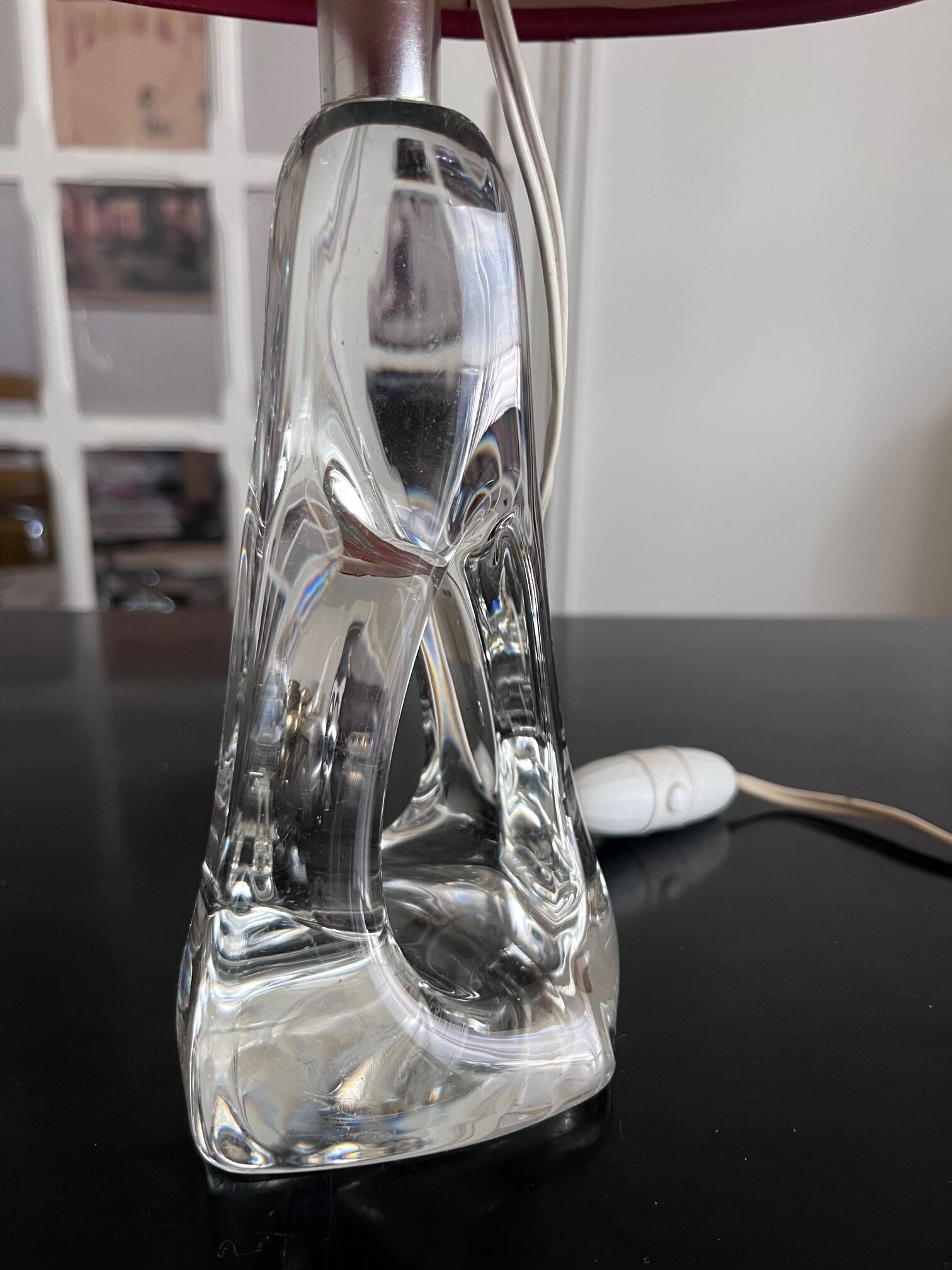 Crystal lamp from the 50s