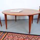 Table basse vintage Wikkelso en teck, années 60-70.