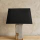 Lampe de table pied en grès vernissé