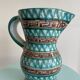 Ceramic pitcher signed Robert Picault – Scarified decoration – Vintage