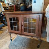 Glass TV bar cabinet