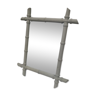 Miroir en bois peint