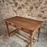 Table / antique desk in French oak, 1930s