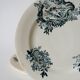 Set of 5 flat plates in terre de fer salins 19th century