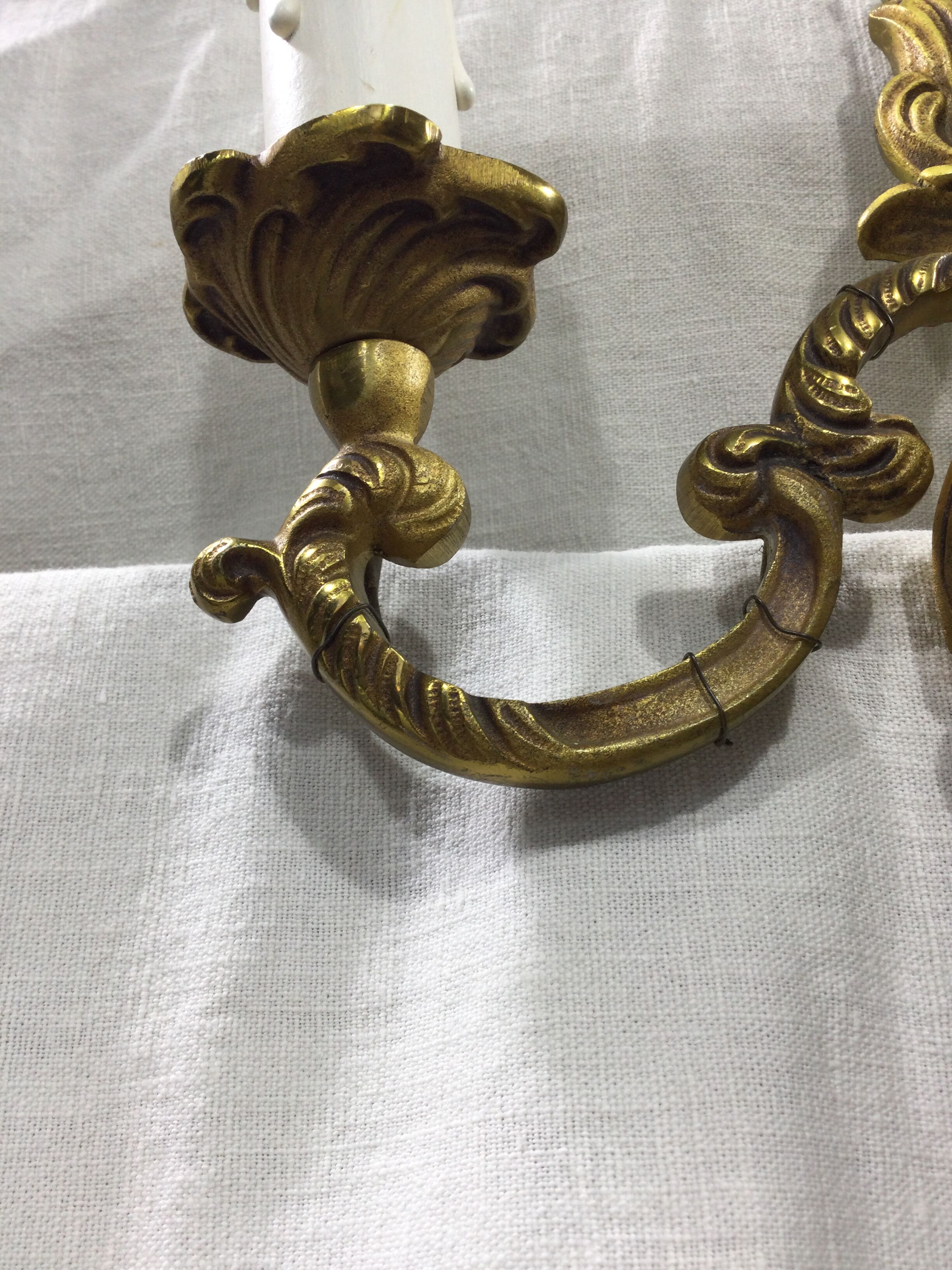 Louis XV bronze sconce