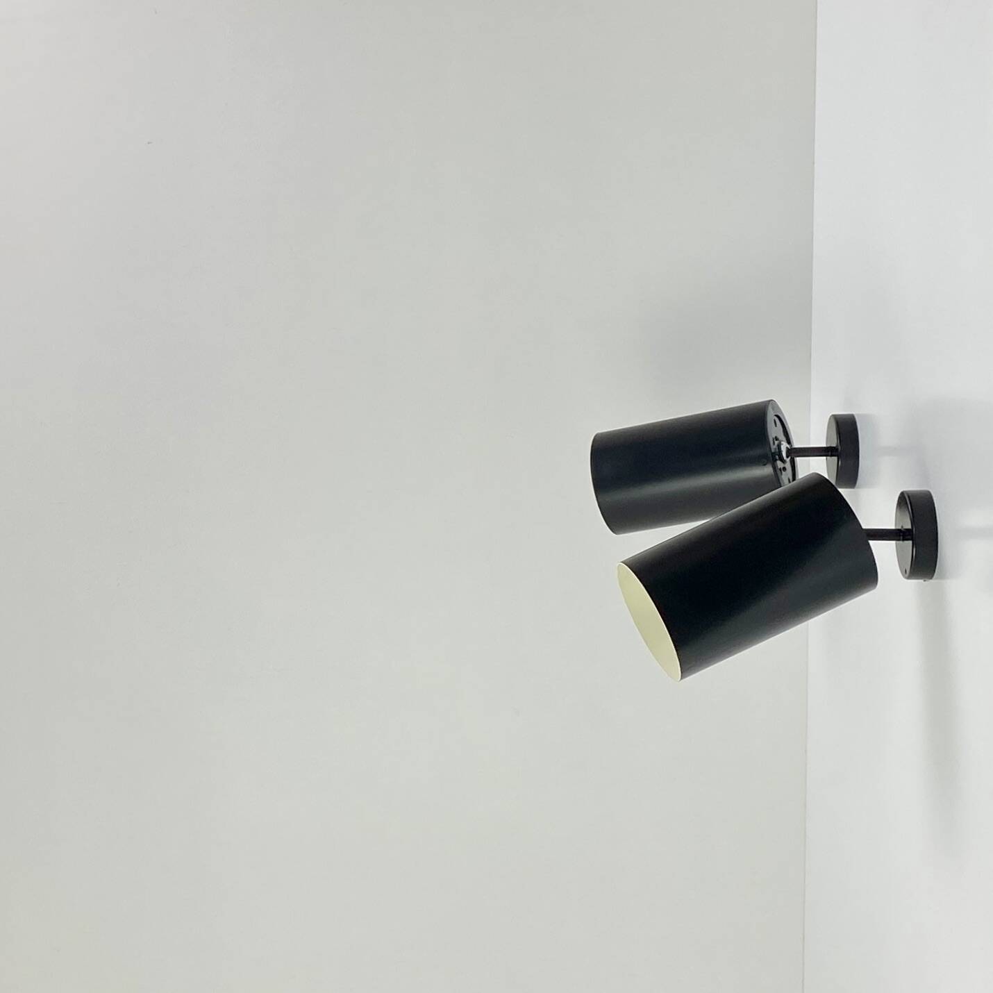 Metal wall sconces, R.J. Caillette for Parscot, France, 1950s, S