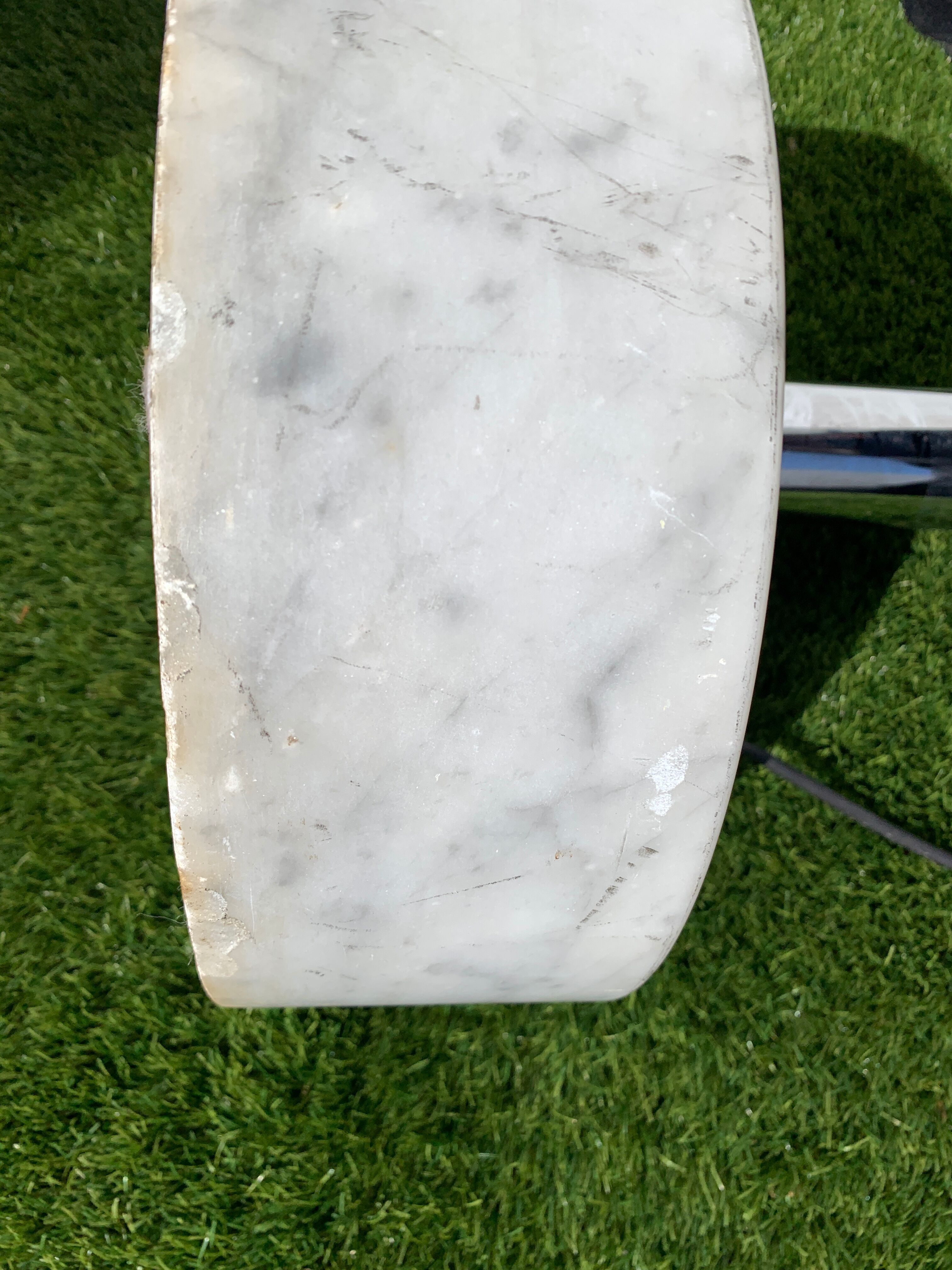 Italian lily of the valley floor lamp, design Goffredo Reggiani, 3 lights in chromed metal, 1970